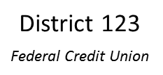 District 123 FCU Website logo